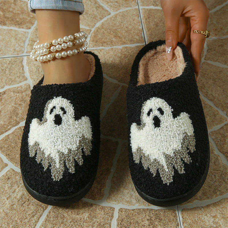 Get Ready for a Spook-tacular Halloween with Our Adorable Cotton Slippers!